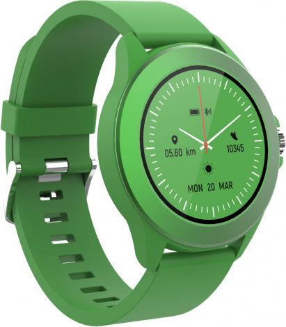 Forever Forever Colorum CW-300 43мм Смартчасовник с Пулсомер (Зелен)
