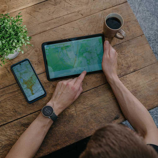 Suunto 9 Peak Pro Titanium 43mm Αδιάβροχο Smartwatch με Παλμογράφο (Titanium Slate)
