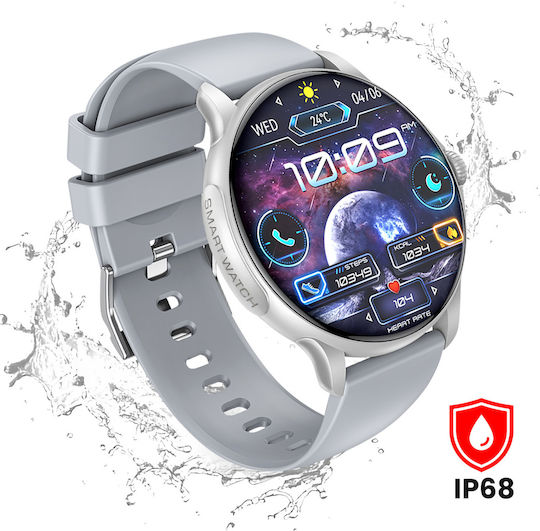 XO J11 Smartwatch Silver Large