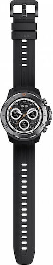 Mibro GS Explorer Stainless Steel 47mm Waterproof Smartwatch with Heart Rate Monitor (Black)
