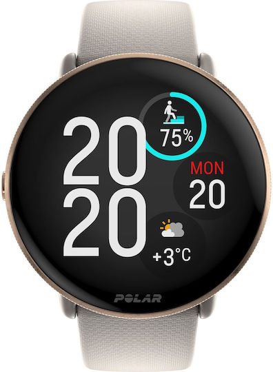 Polar Ignite 3 43мм Смартчасовник с Пулсомер (Greige Sand)