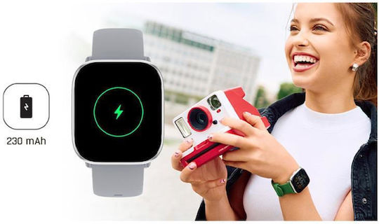 MyPhone Pastel 36mm Smartwatch (Ασημί)