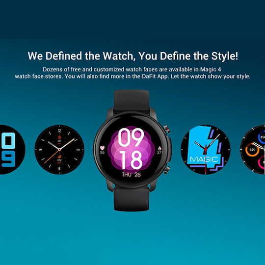 Kospet Magic 4 46mm Waterproof Smartwatch with Heart Rate Monitor (Black)