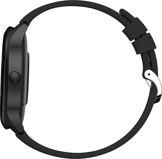 Denver SWC-387 Smartwatch με Παλμογράφο (Μαύρο)
