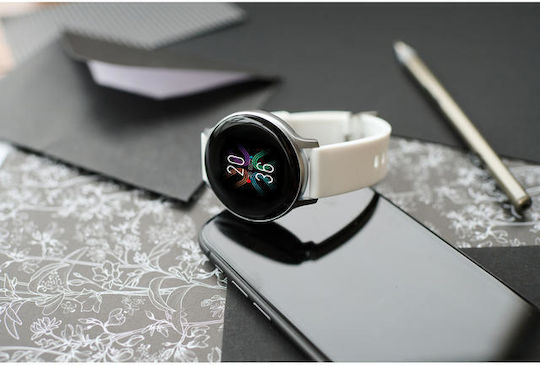 Canyon Badian 45mm Smartwatch με Παλμογράφο (Λευκό)