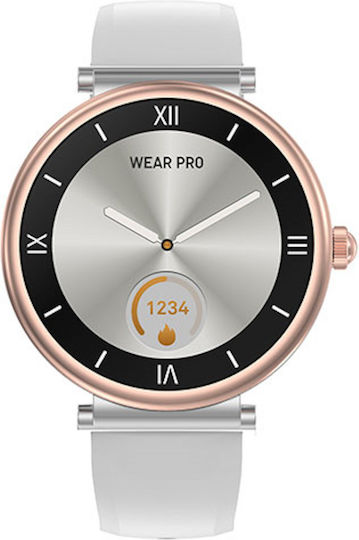 UnikWATCH Stainless Steel Smartwatch με Παλμογράφο (Ασημί)