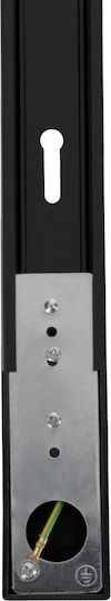 GloboStar Mounting Rail for Spotlights made of Aluminum Black 60984-3M