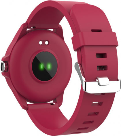Forever Colorum CW-300 43mm Smartwatch με Παλμογράφο (Magenta)