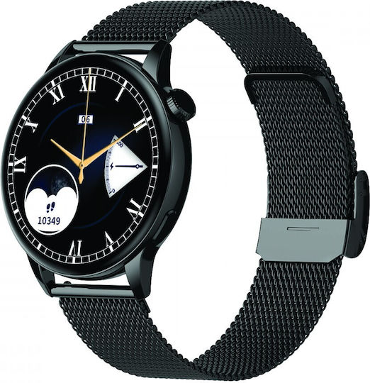 MaxCom FW58 Vanad Pro 46мм Смартчасовник с Пулсомер (Черен)