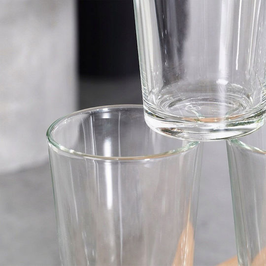 Vilde Set de pahare pentru apa din Sticlă 200ml 6buc