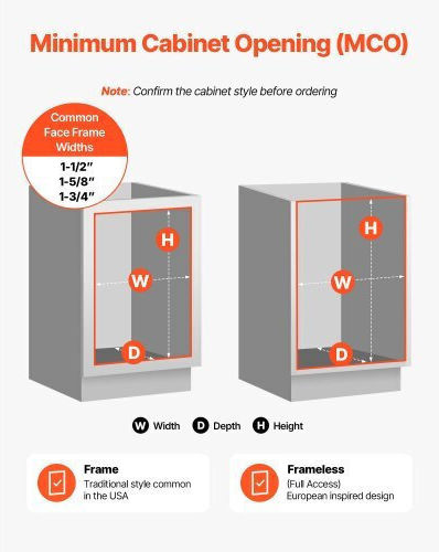 Vevor Plastic Waste Bin