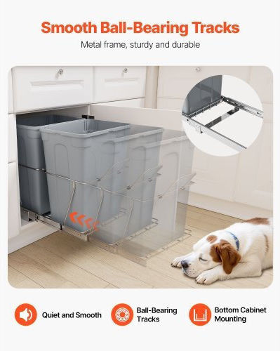 Vevor Plastic Waste Bin