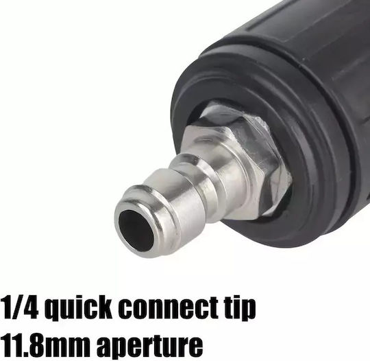 1 Piece Aluminum High Pressure Washer Head 3000 Psi Adjustable Spray Angle 1/4" Quick-connect Connection