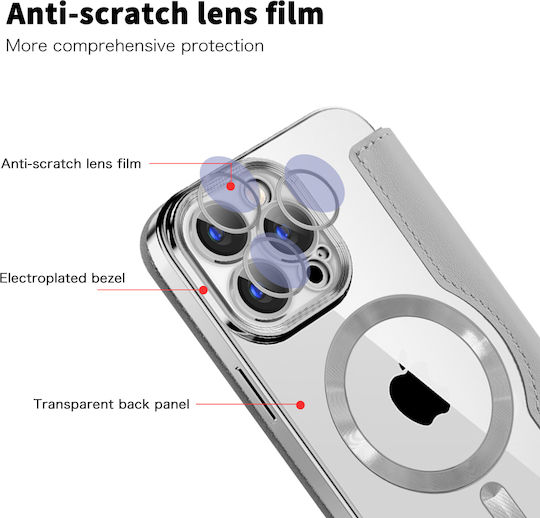 Techsuit Buchen Sie Silikon Gray (iPhone 15 Pro Max)