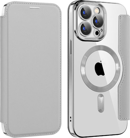 Techsuit Buchen Sie Silikon Gray (iPhone 15 Pro Max)