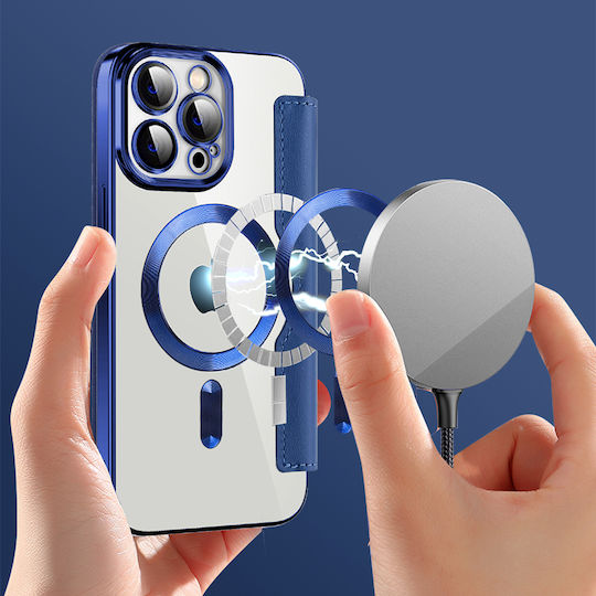 Techsuit Buchen Sie Silikon Blau (iPhone 14 Pro Max)