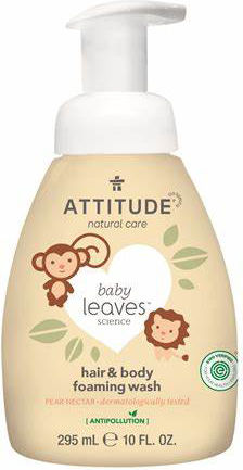 Attitude 2 σε 1 Σαμπουάν & Αφρόλουτρο 295ml με Αντλία