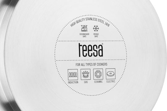 Teesa Cook Expert Комплект Кастрюли От Неръждаема Стомана 3 Части