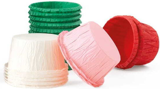 Decora Karamellpapiere für Cupcakes Papier 5.5x55cm 00578 25pcs