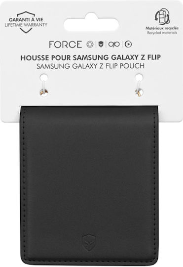 Force Case Pouch Samsung Galaxy Z Flip Shoulder Strap Black