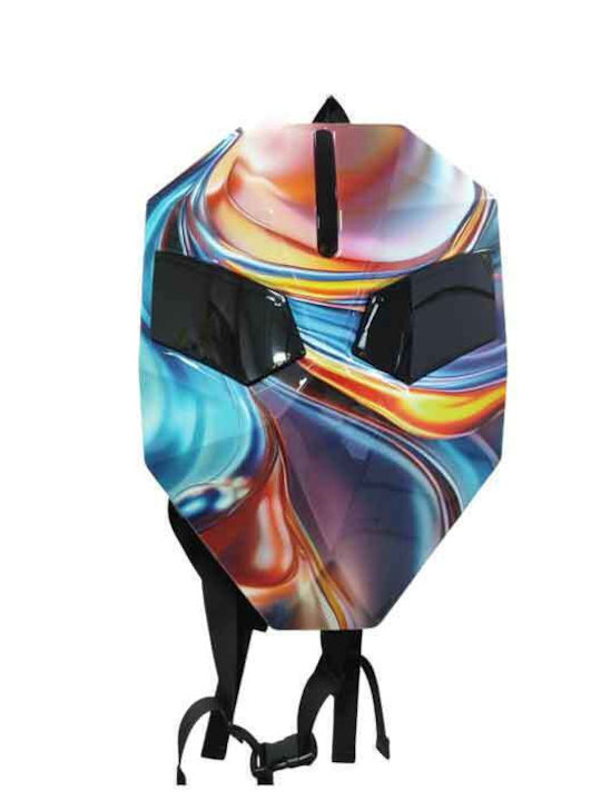 Adiavroxo (Work Aprons & Sleeves) Σακίδιο Πλάτης Αναβάτη Πολύχρωμο