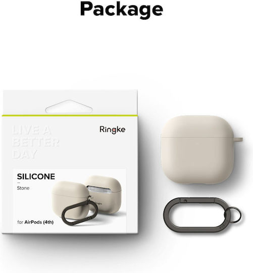 Ringke Hülle Silikon Stone für Apple AirPods 4