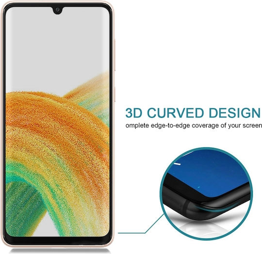 Anti Spy Privacy Full Face Tempered Glass (Galaxy A33)
