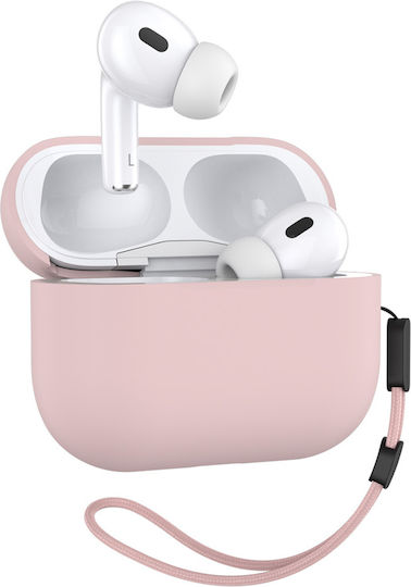 Blueo Калъф Силикон в Розов цвят за Apple AirPods Pro 2