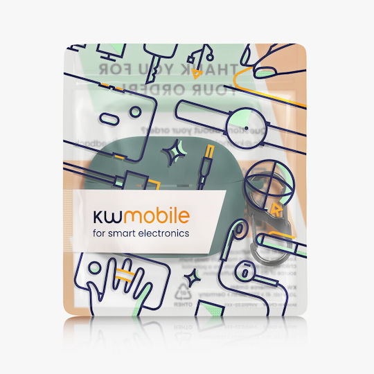 KWmobile Θήκη Σιλικόνης με Γάντζο σε Πράσινο χρώμα για Redmi Buds 4 Pro