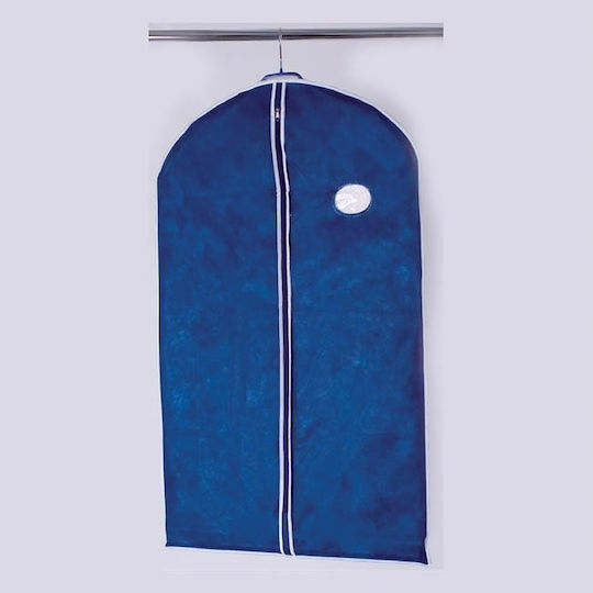Wenko Fabric Hanging Storage Case for Suit / Dresses in Blue Color 60x100cm 1pcs