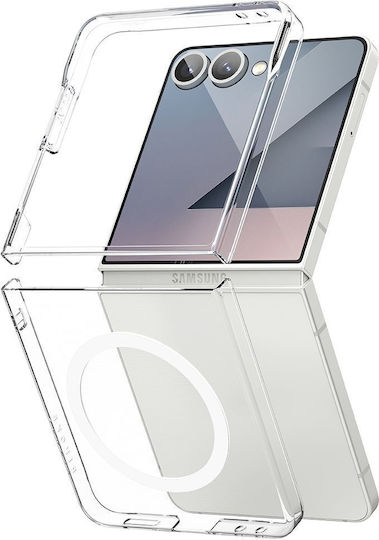 Ringke Slim Magnetic Книга Пластмаса 1.2мм Прозрачен (Galaxy Z Flip7)