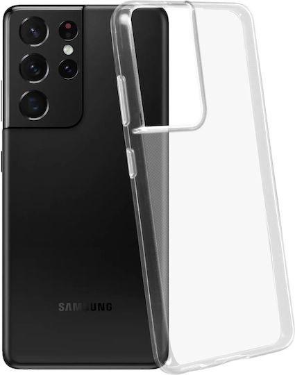 Husă Samsung Galaxy S21 Ultra Silicon Jelly Ultrasubțire Transparentă Ishield