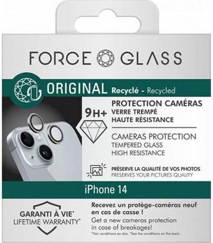 Force Glass Camera Protector Iphone 14/14 Plus Ultra Resistant Silver