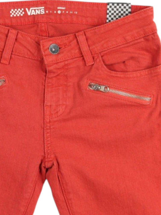 Blugi de damă cu croială skinny Red