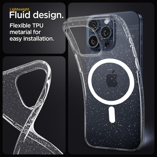 Techsuit Sparkleskin Umschlag Rückseite Silikon Transparent (Galaxy Z Flip5)