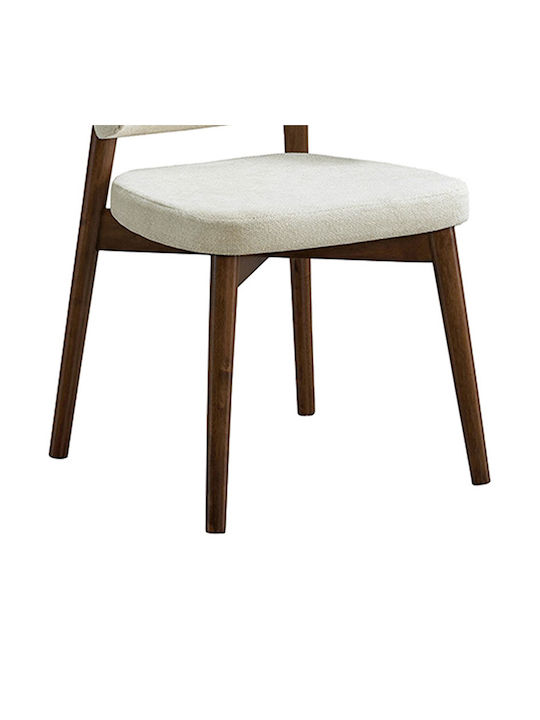 Siena Stühle Speisesaal Walnut-ecru 1Stück 48x50x81cm