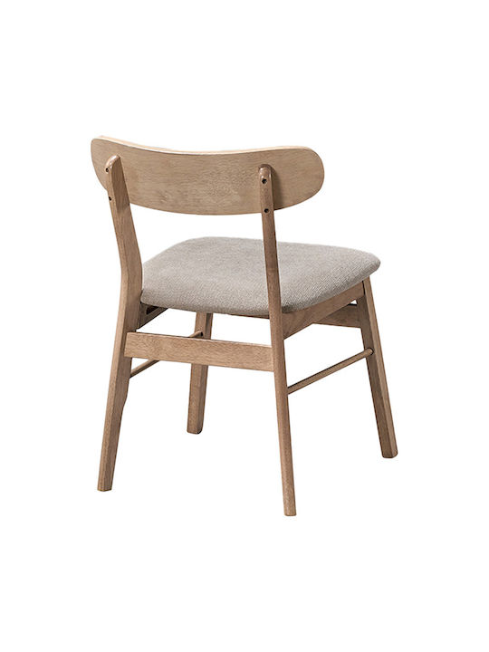 Cairo Kitchen Wooden Chair Natural-ecru 47x47x76cm
