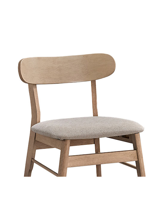 Cairo Kitchen Wooden Chair Natural-ecru 47x47x76cm