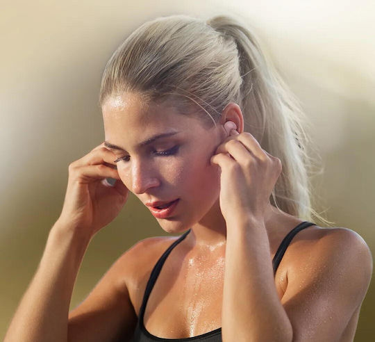 Mibro Earbuds 3 Bluetooth Handsfree Ακουστικά με Θήκη Φόρτισης Ροζ