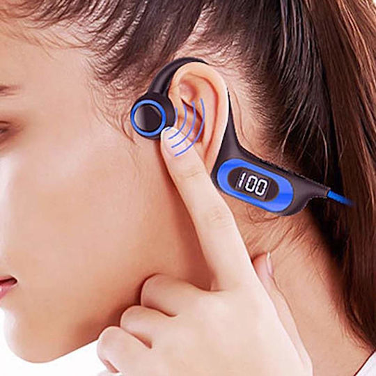 Conductie Osoasa Bluetooth Handsfree Căști cu Rezistență la Transpirație Supports MicroUSB Card 6D Surround