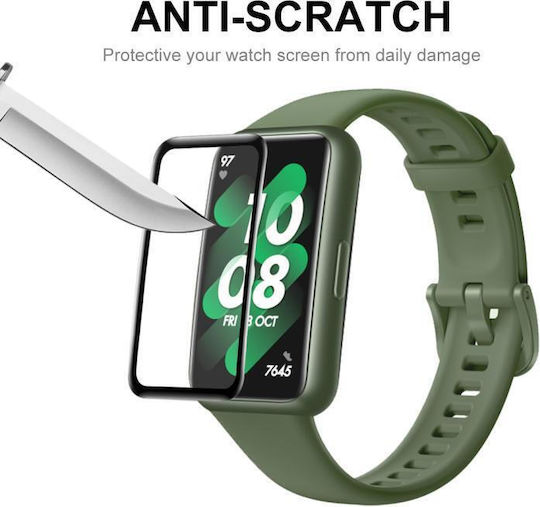 Enkay Full Flexi Glass Προστασίας Huawei Band 8 Band 9 Band 10 Black