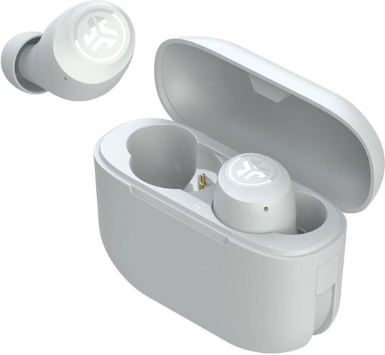 Jlab GO Air Pop Plus In-ear Bluetooth Handsfree Ακουστικά με Θήκη Φόρτισης Λευκά