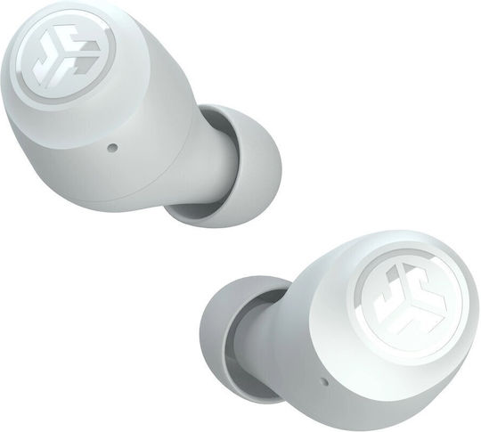 Jlab GO Air Pop Plus In-ear Bluetooth Handsfree Ακουστικά με Θήκη Φόρτισης Λευκά