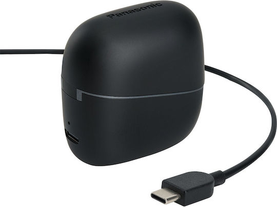Panasonic RB-F10 Open Ear Bluetooth Handsfree Earphones with Sweat Resistance and Charging Case Black