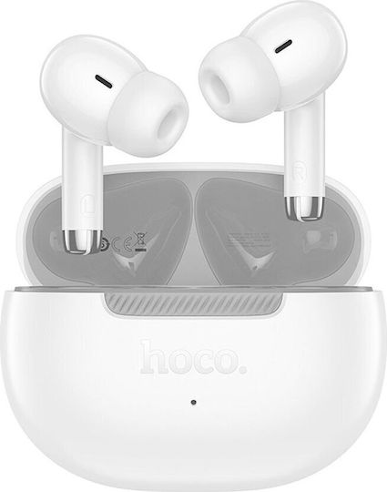 Hoco EQ24 In-ear Bluetooth Handsfree Earphones with Charging Case White
