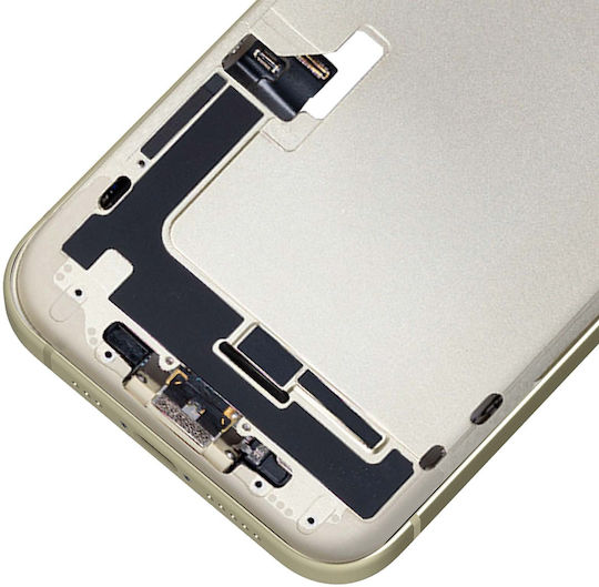 Clappio Replacement Central Chassis Apple Iphone 15 Yellow