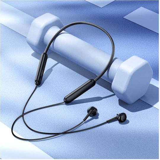 Borofone BE70 In-ear Bluetooth Handsfree Ακουστικά με Αντοχή στον Ιδρώτα Μαύρα