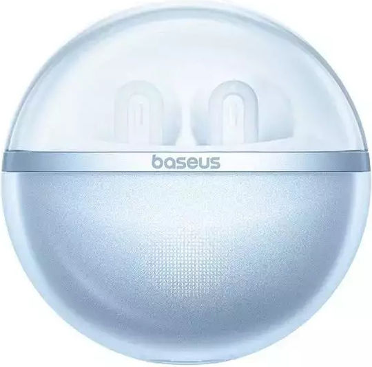 Baseus Bowie E5 Earbud Bluetooth Handsfree Ακουστικά με Θήκη Φόρτισης Μπλε