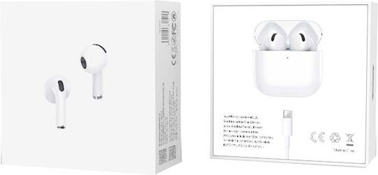 XO T6 Earbud Bluetooth Handsfree Earphones with Charging Case White