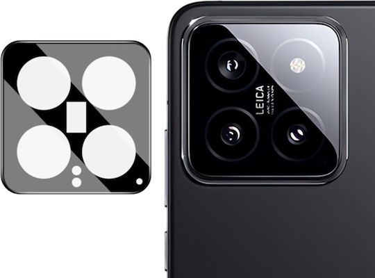Techsuit Full Camera Protection Tempered Glass Black for the Xiaomi 14